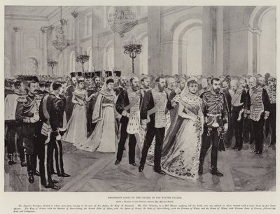 The Wedding of Nicholas II, Czar of Russia by Amedee Forestier